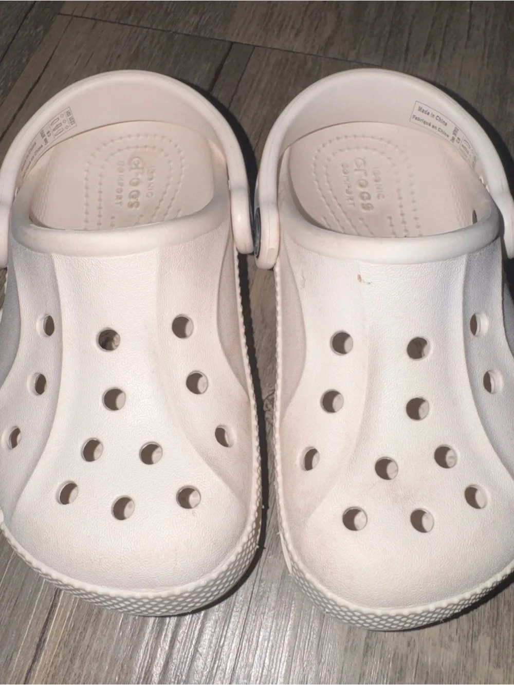 CROCS Kids Classic Clog in Off-White